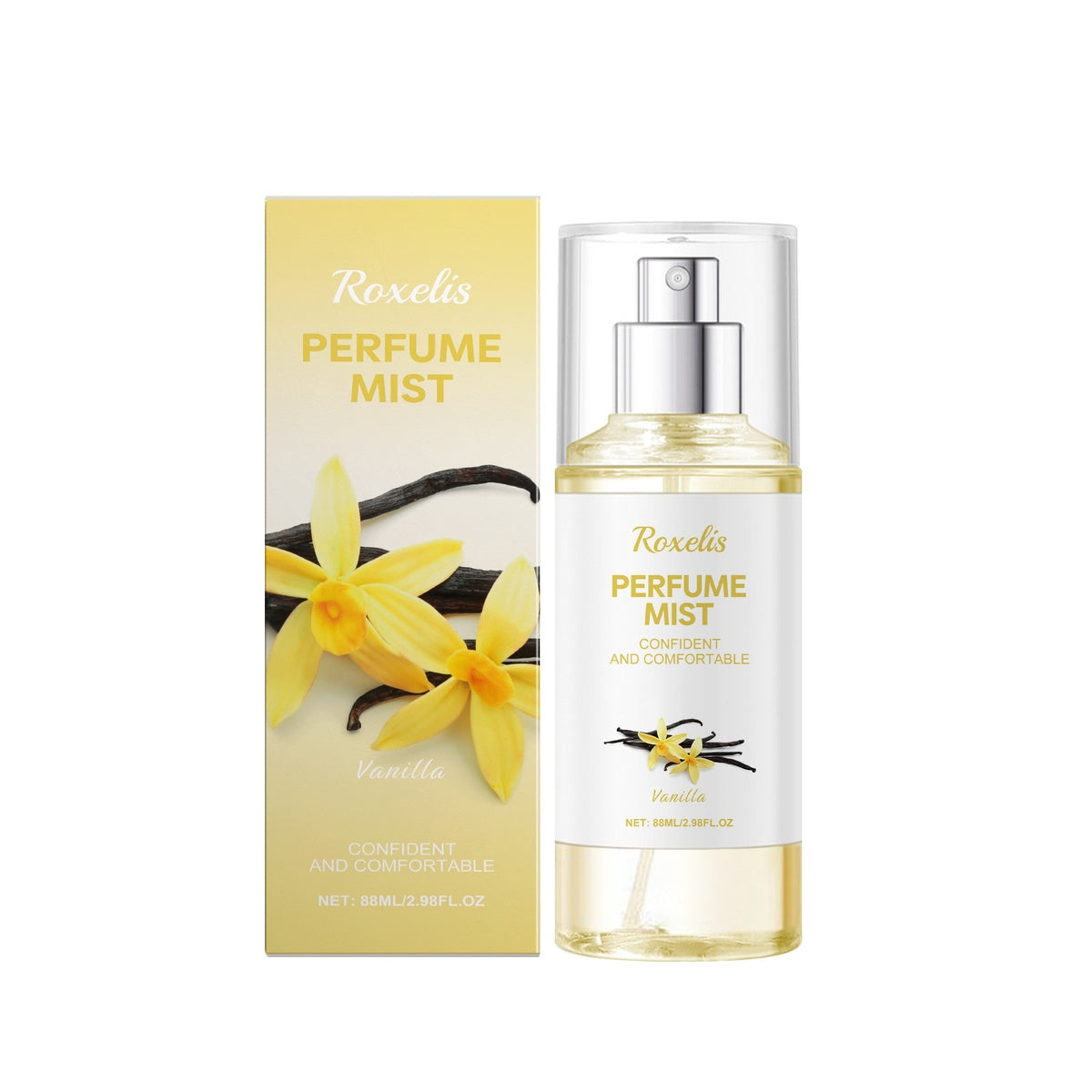 AuraMist Perfume Spray - Sweet Vanilla & Strawberry Fragrance