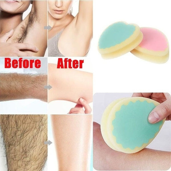 Gentle Hair Removal Sponge - Pain-Free Exfoliating Tool