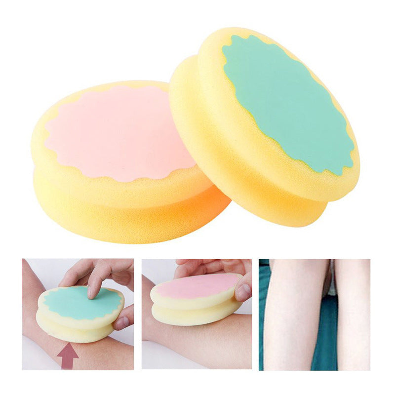 Gentle Hair Removal Sponge - Pain-Free Exfoliating Tool