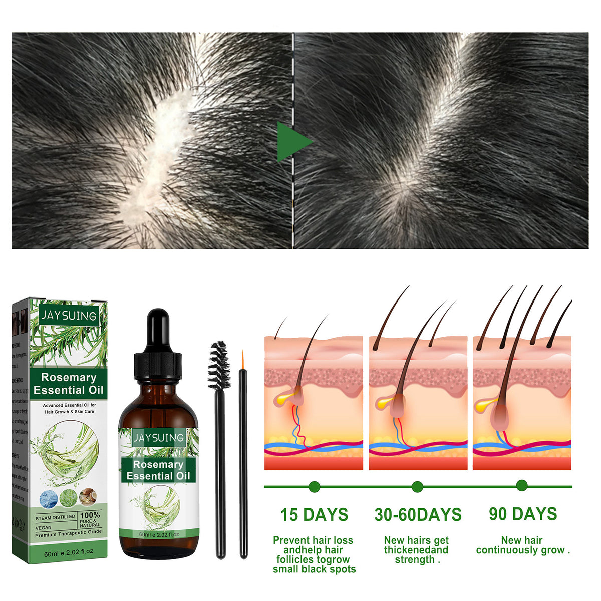 Hair Growth Nourishing Oil - Strengthening Scalp Treatment