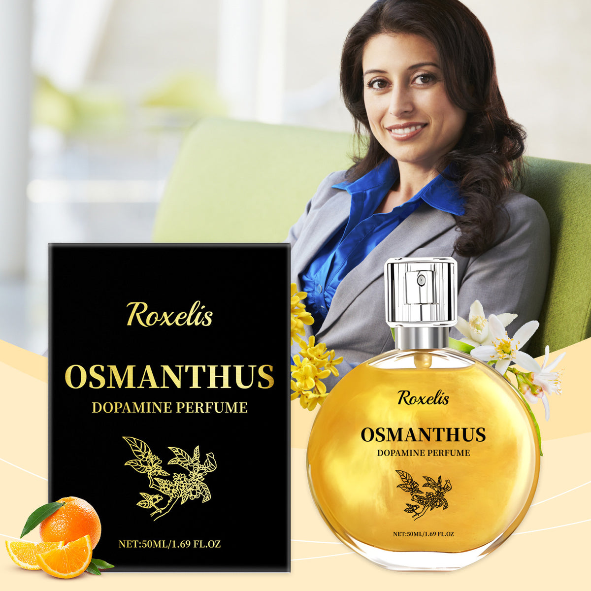 Osmanthus Gold Perfume Spray - Luxurious Floral Fragrance