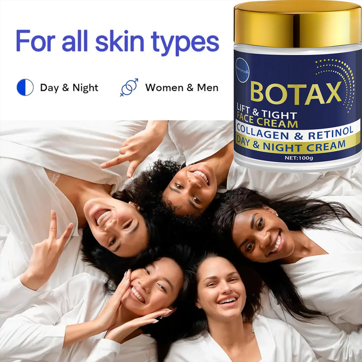 Dual-Core Retinol & Collagen Face Cream - Anti-Aging Hydration