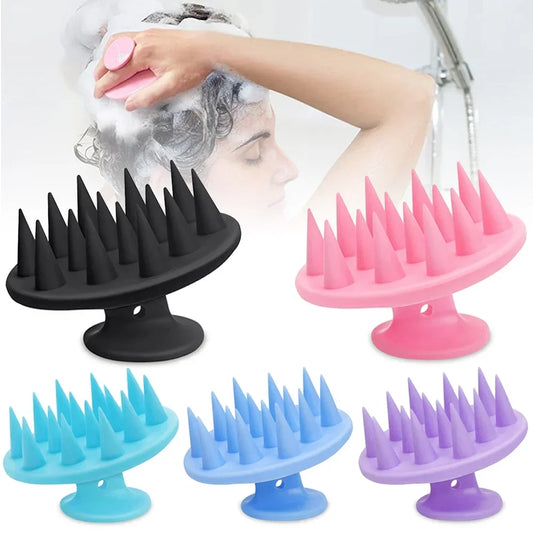 Silicone Scalp Massage Brush - Salon Quality