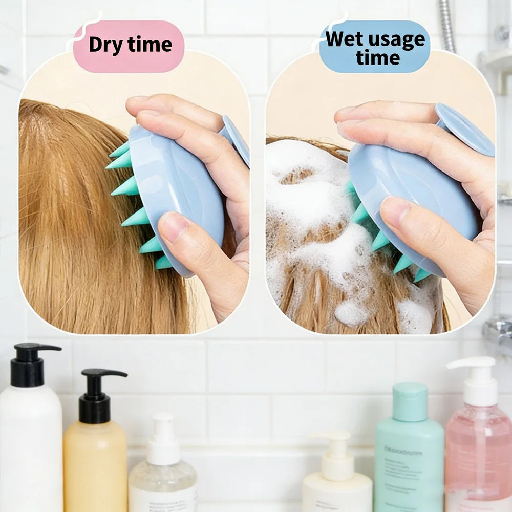 Soft Silicone Scalp Massager - Travel Size