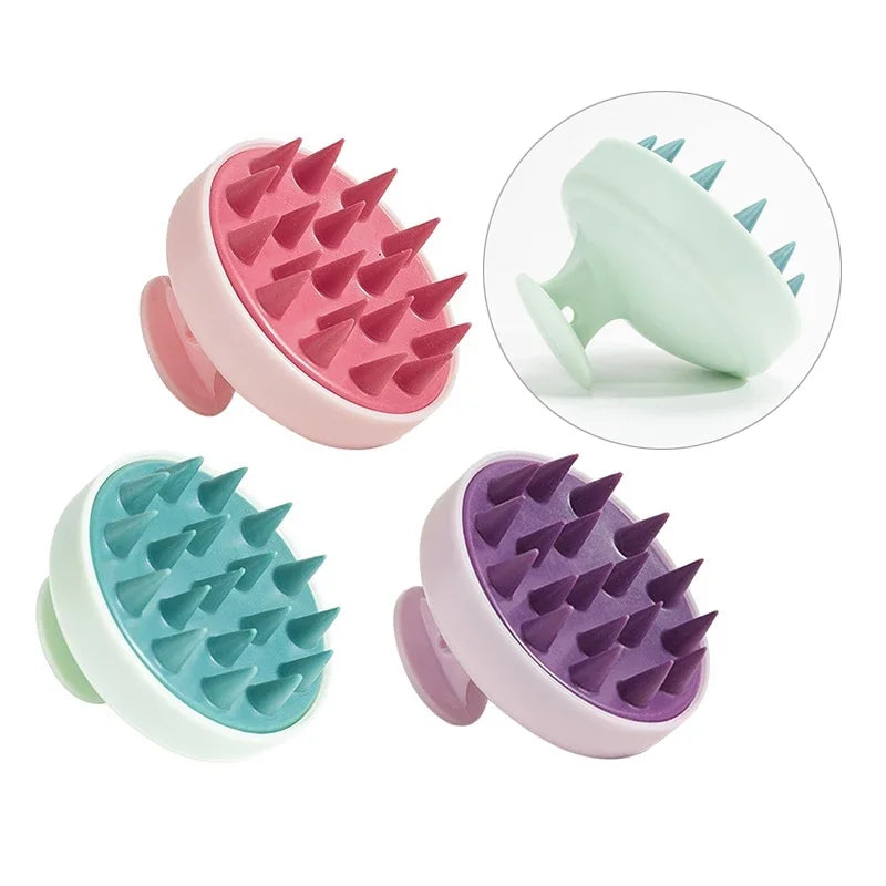 Silicone Scalp Massager & Shampoo Brush