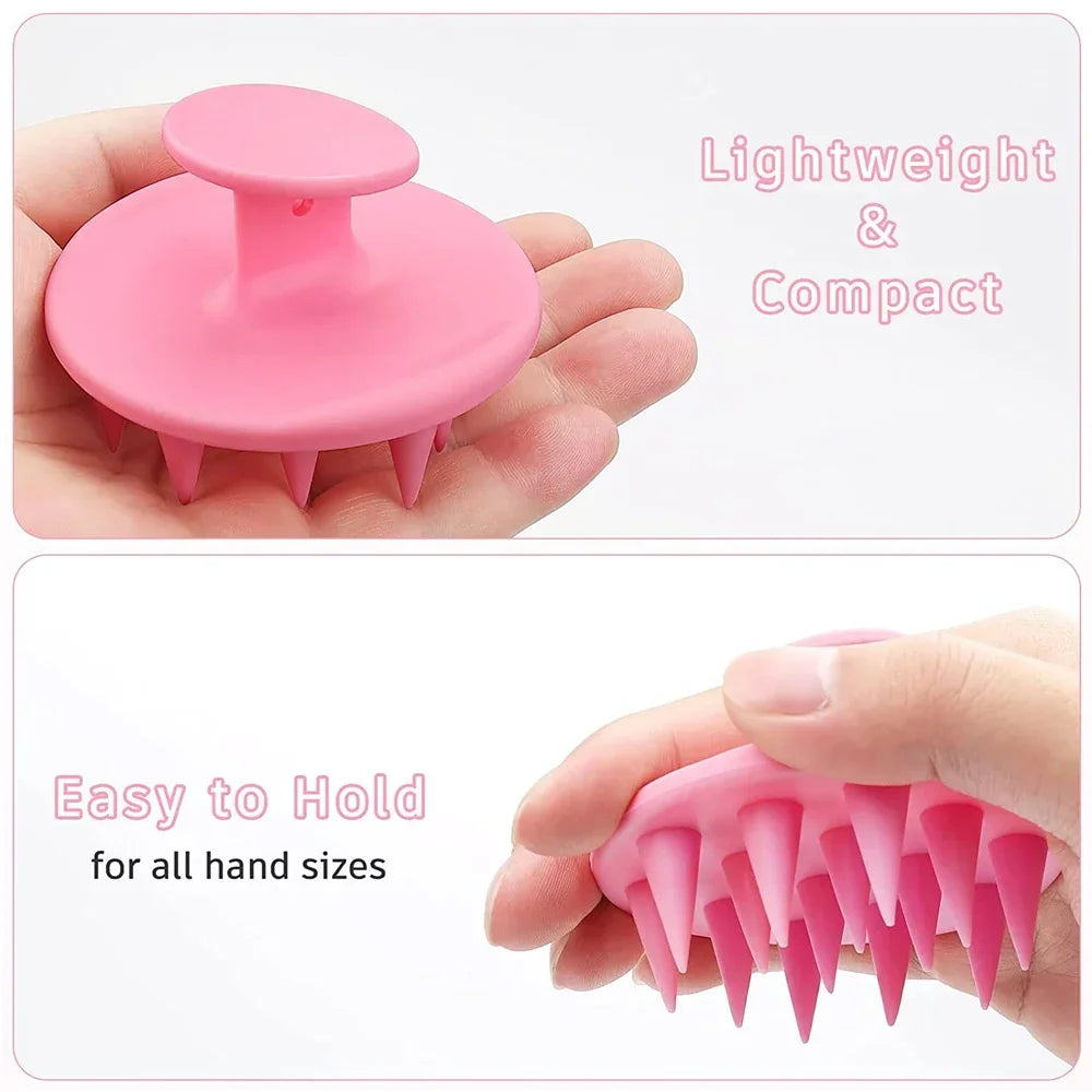 Silicone Scalp Massage Brush - Salon Quality