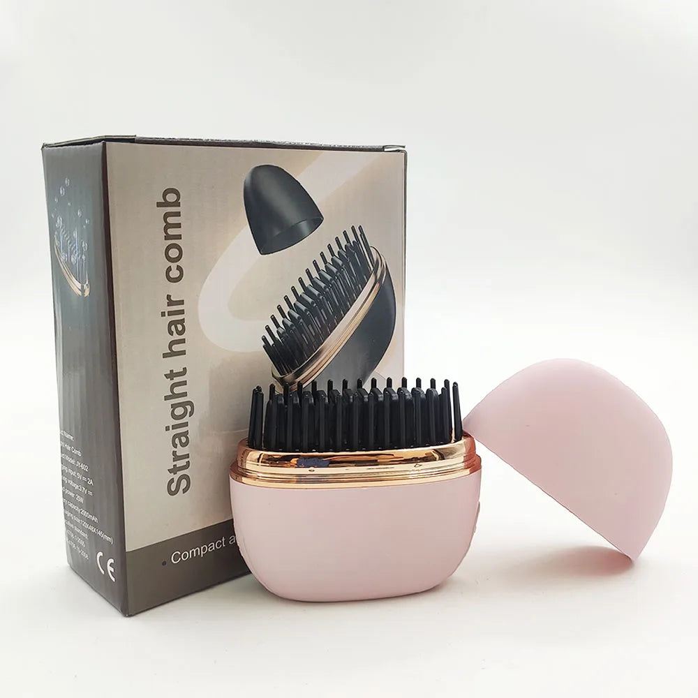 Wireless Straightening Comb - USB Rechargeable Hair Styler