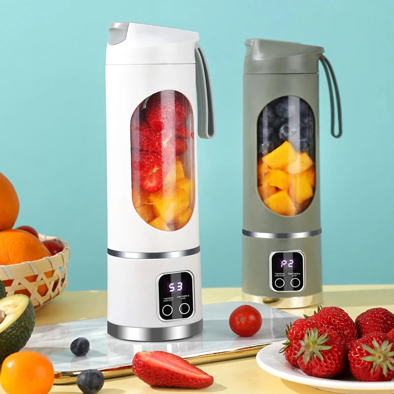Portable Personal Blender - USB Rechargeable with Stainless Steel Blades