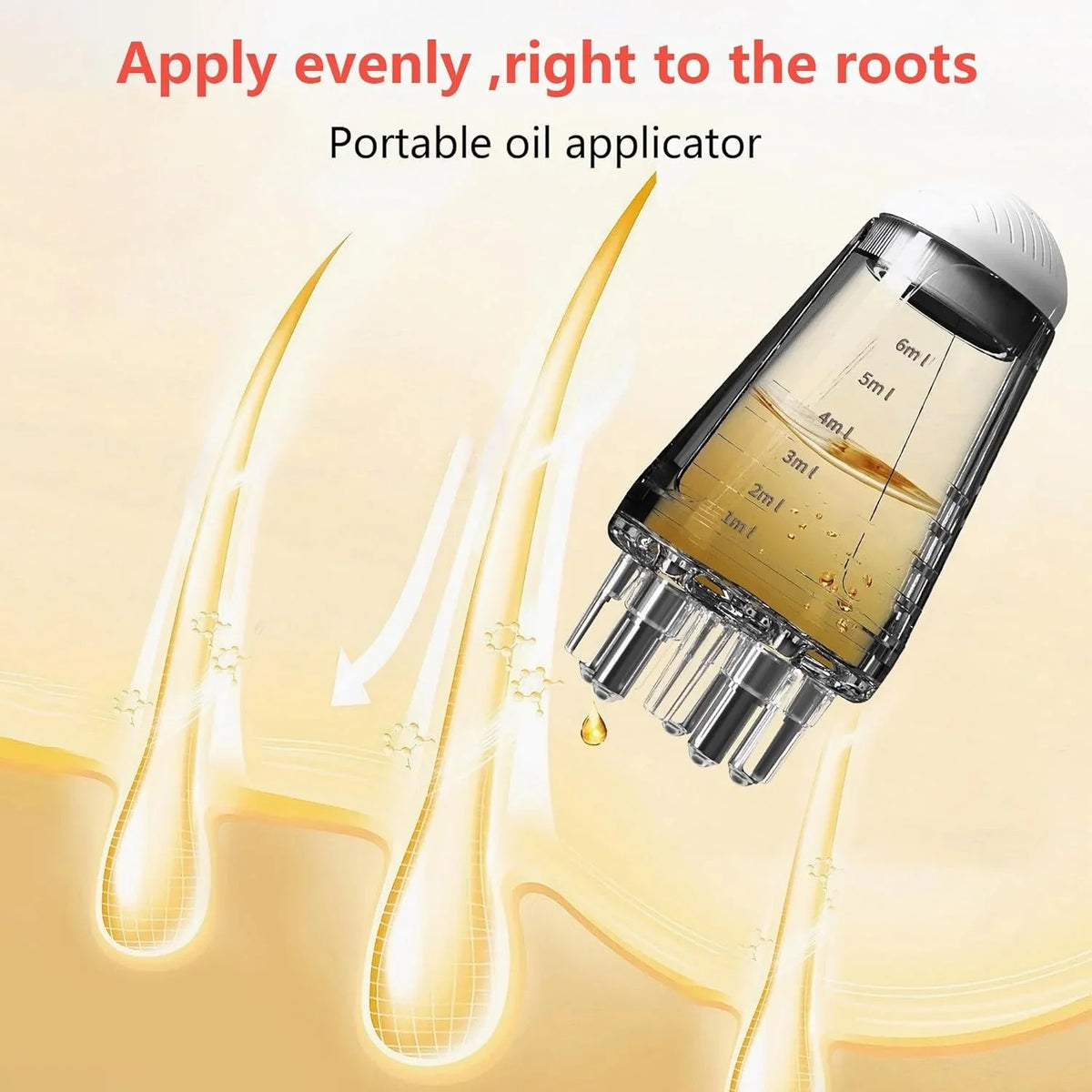 Scalp Applicator Roller with 6ml Capacity