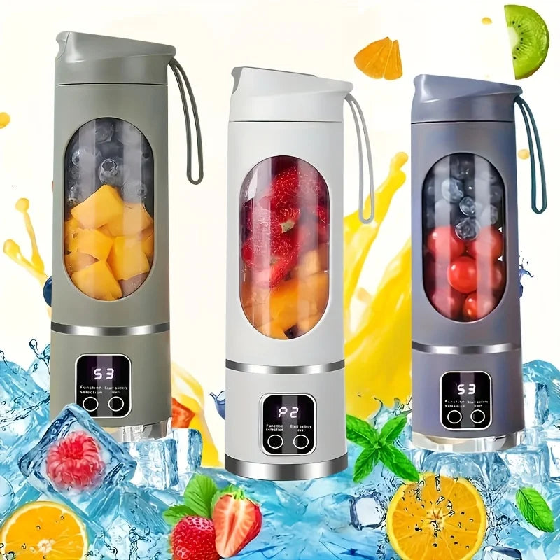 Portable Personal Blender - USB Rechargeable with Stainless Steel Blades