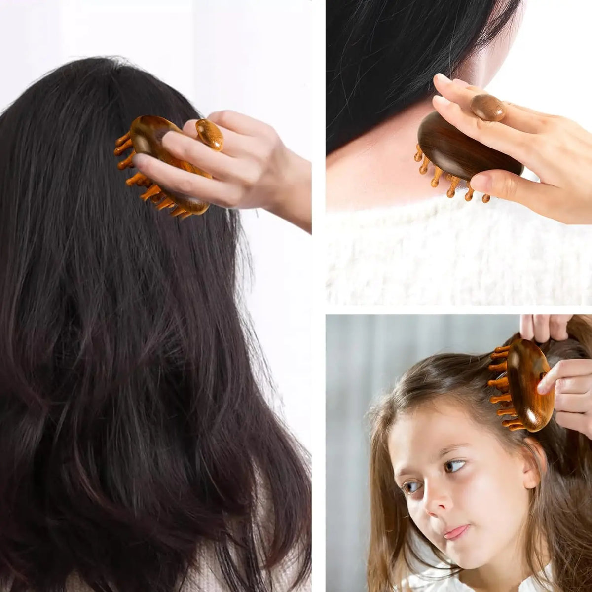 Premium Wooden Scalp Massage Brush