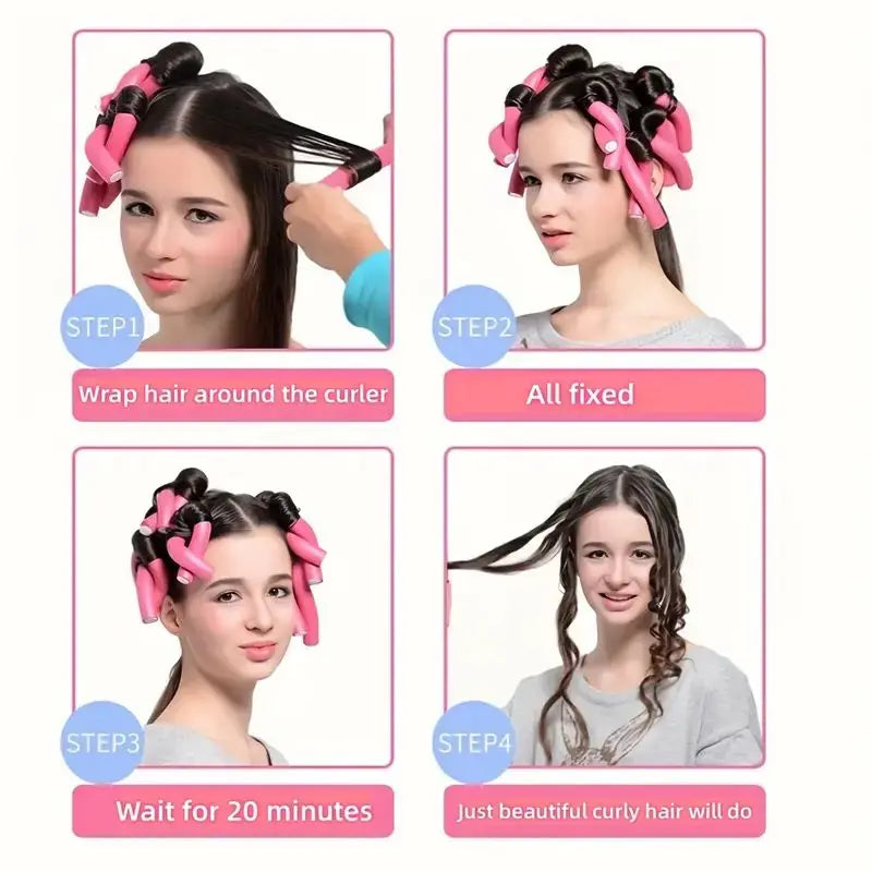 Heatless Hair Curling Bars - No-Damage Styling Sticks