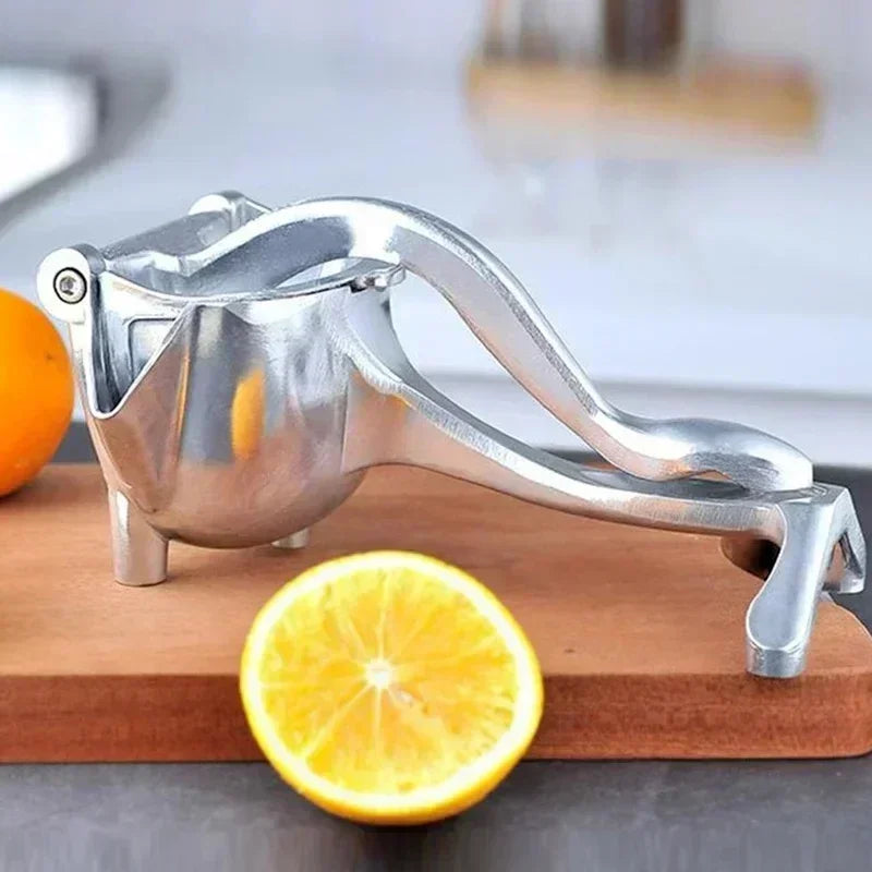 Premium Aluminum Alloy Manual Juice Squeezer - Hand Press Citrus Juicer