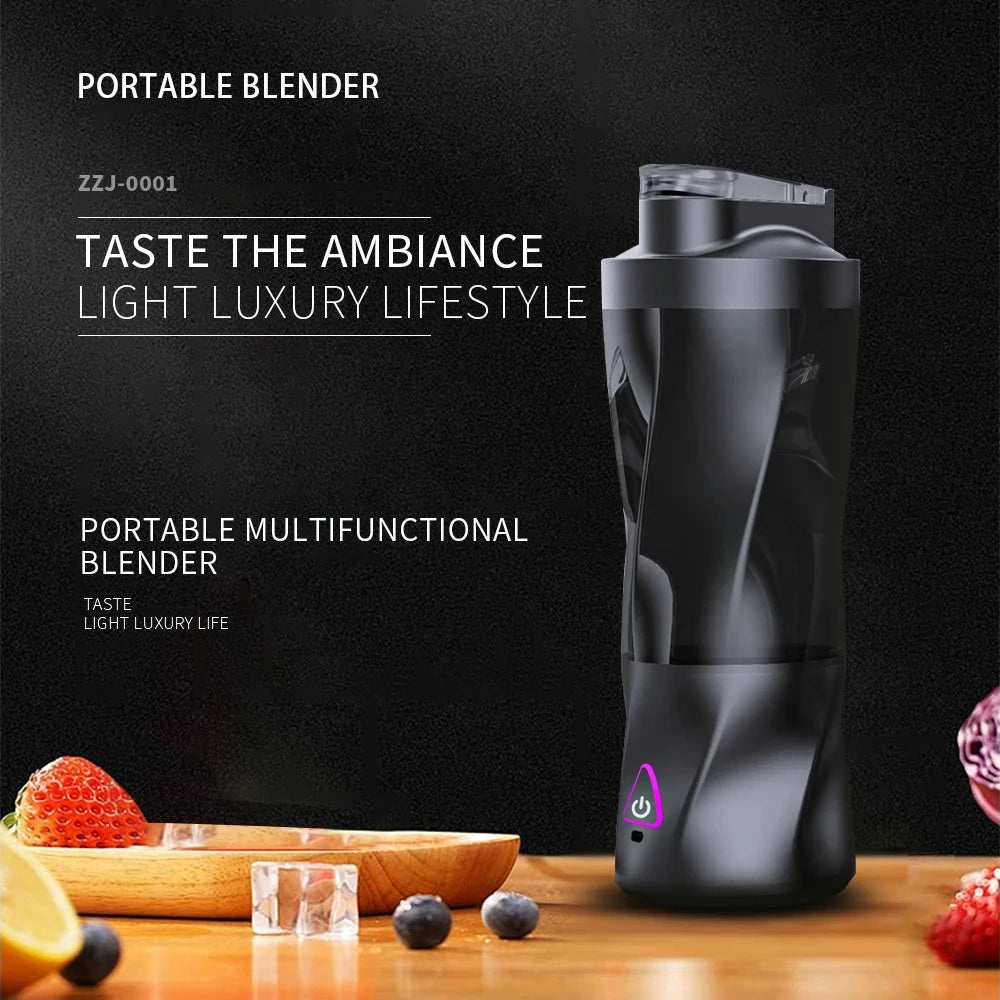 700ML Portable Electric Juicer - USB Rechargeable Blender
