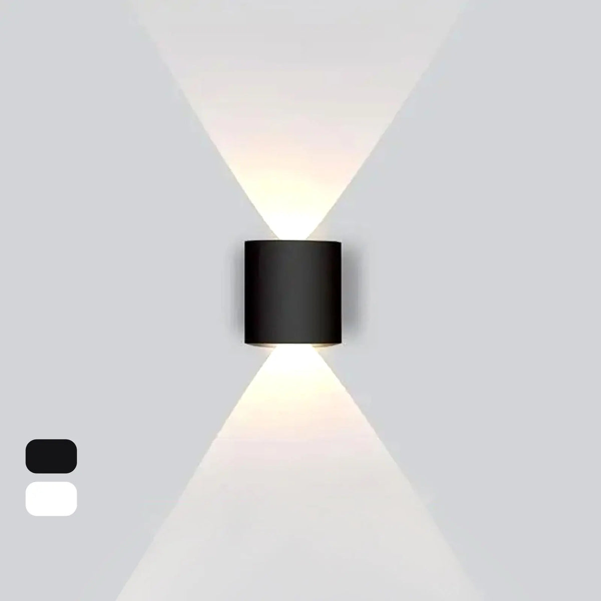 Modern Indoor Home Decor LED Wall Lamp Plastic Material Economy Sconce Lights for Bedroom Corridor up down Lighting Nordic Spot