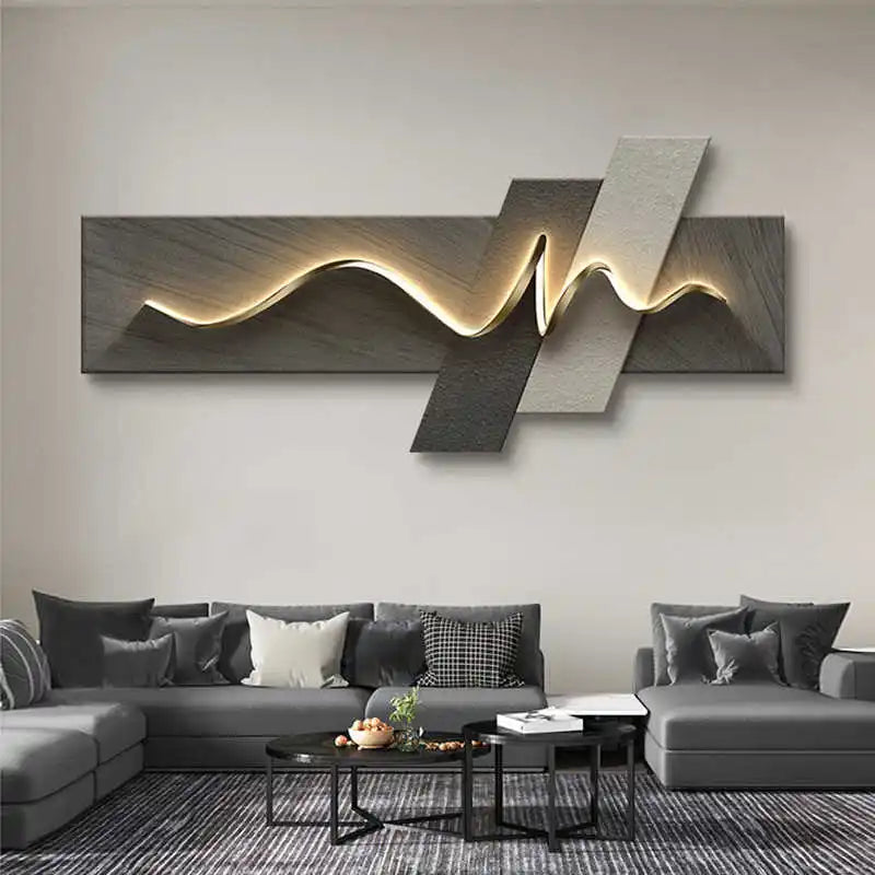  Large abstract wall sculpture 