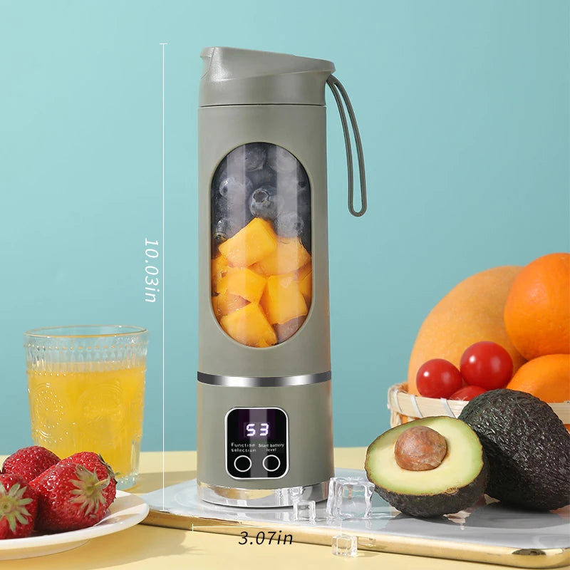 Portable Personal Blender - USB Rechargeable with Stainless Steel Blades