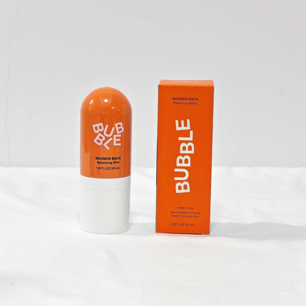 BUBBLE Hydrating Balancing Skincare Kit - For Daily Care - SLAM DUNK & LEVEL UP & CLOUD SURF Moisturizer, Balancing Mist Toner