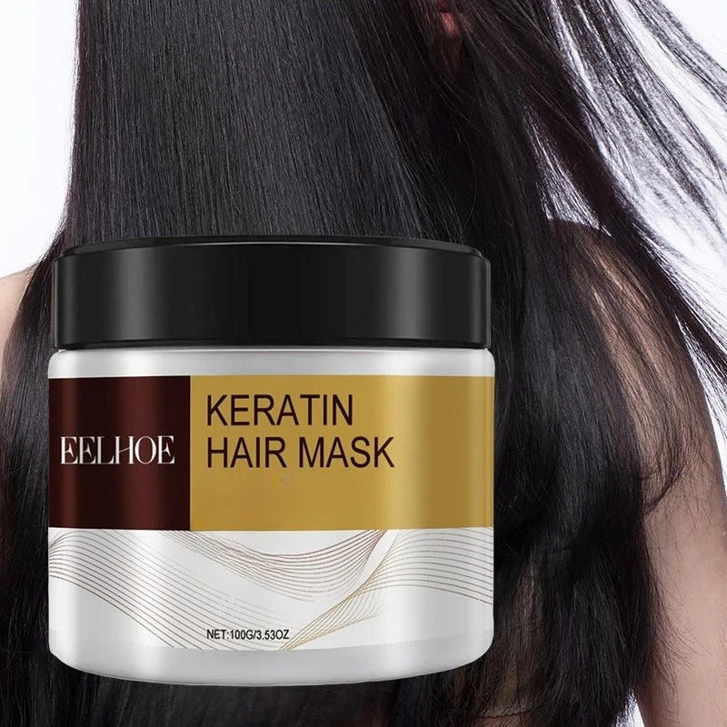 100g Collagen Keratin Care Hair Mask  Reduce Dryness Frizz Prevent Hair Splitting Soften Oil Control Moisturizer Conditioner