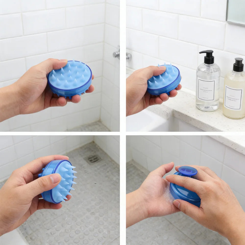Soft Silicone Scalp Massager - Travel Size