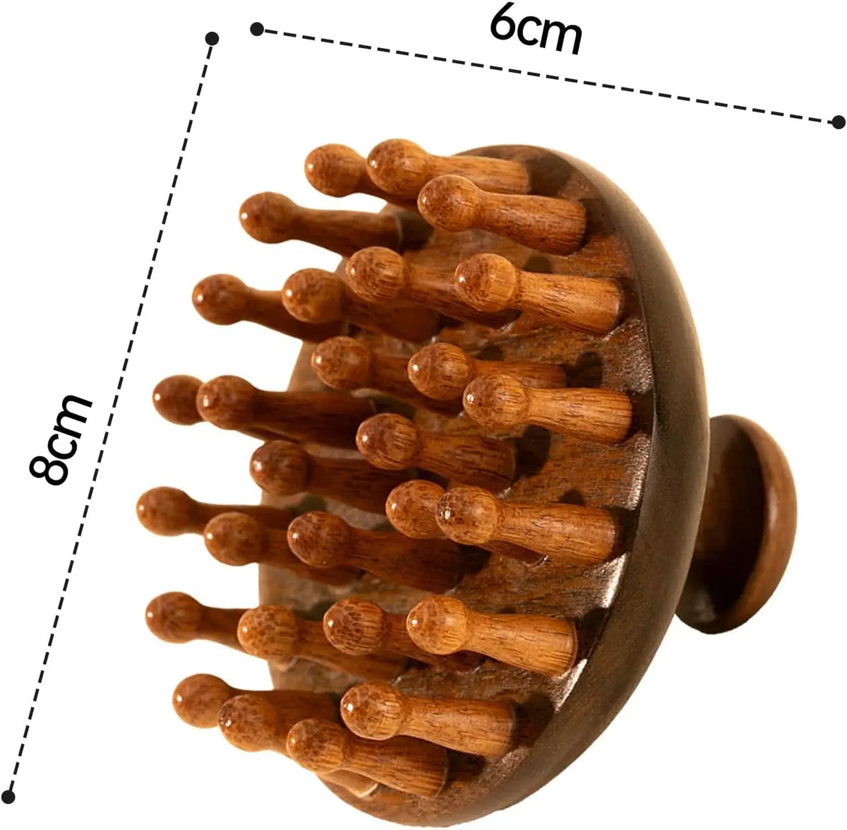 Premium Wooden Scalp Massage Brush