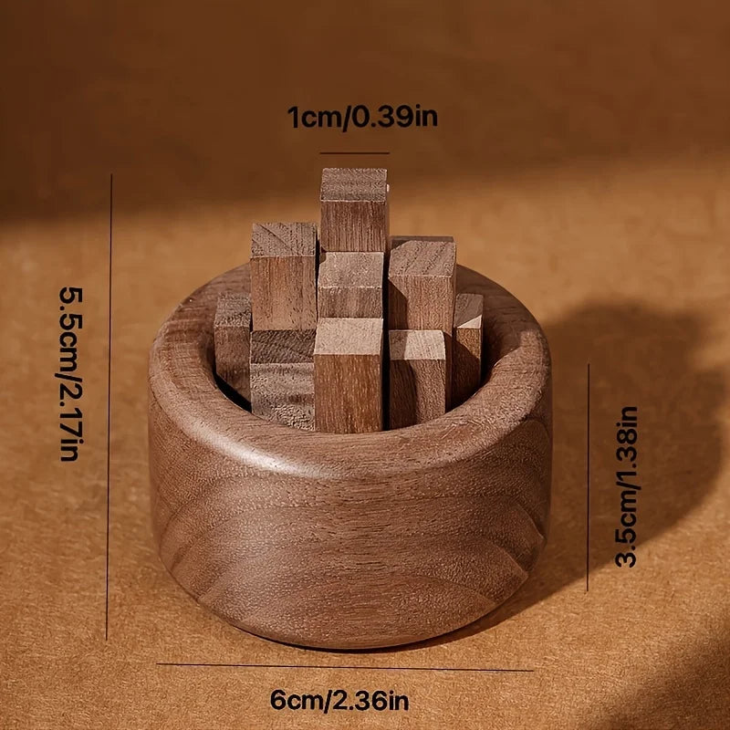 Natural Wood Aroma Diffuser - Perfume-Free Home & Car Fragrance
