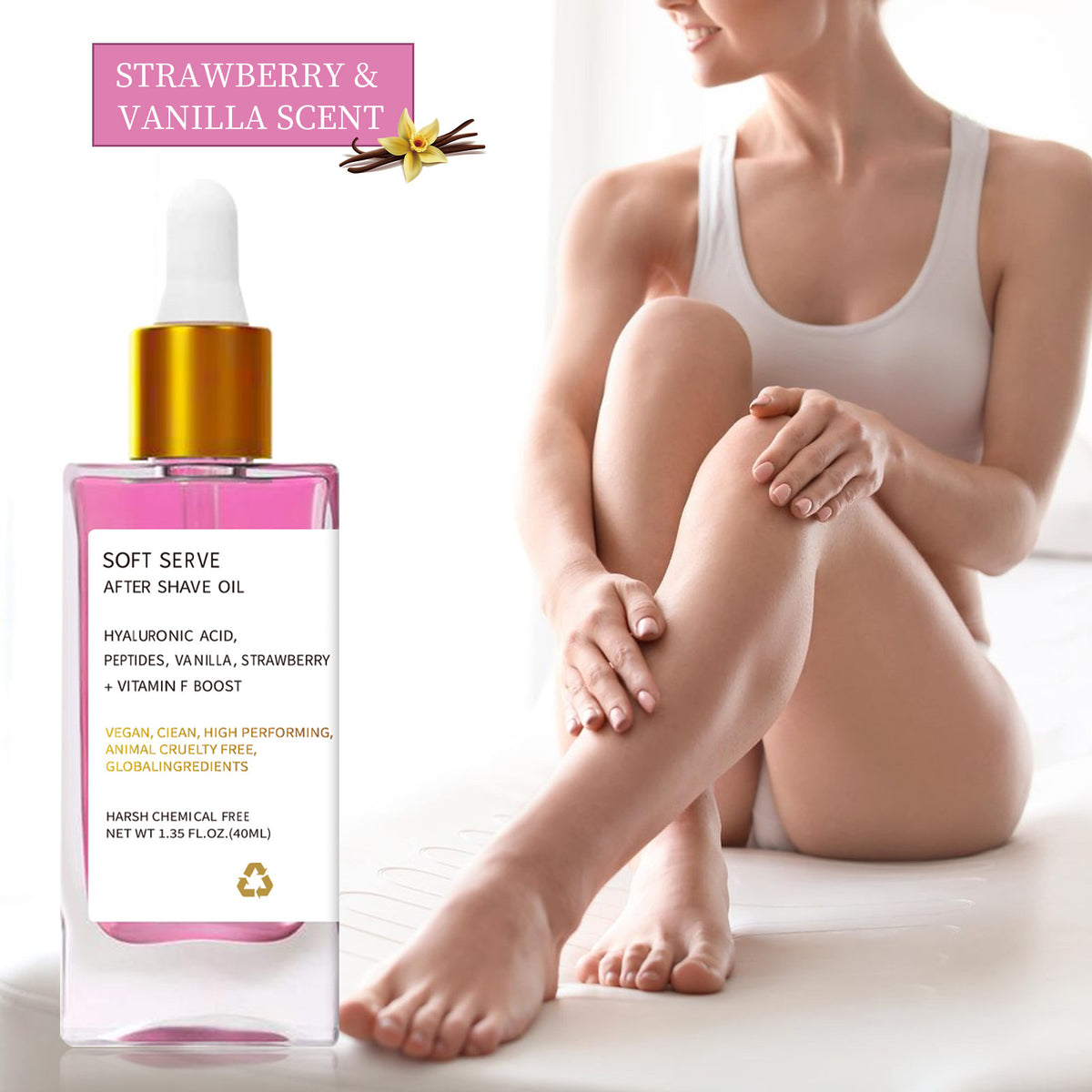 Soothing Post-Hair Removal Care Oil - Skin Calming Treatment