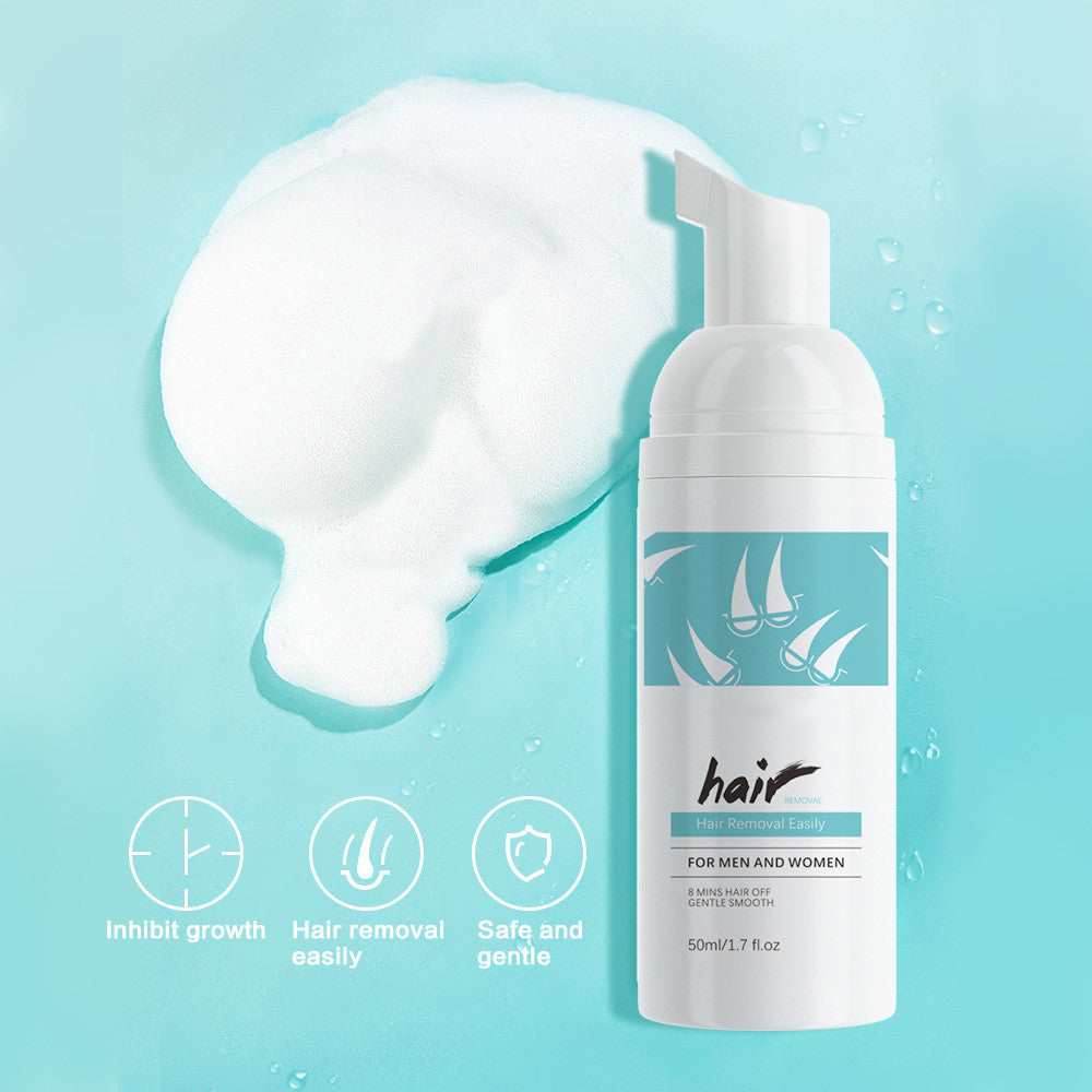 Gentle Hair Removal Mousse - Easy Application Formula