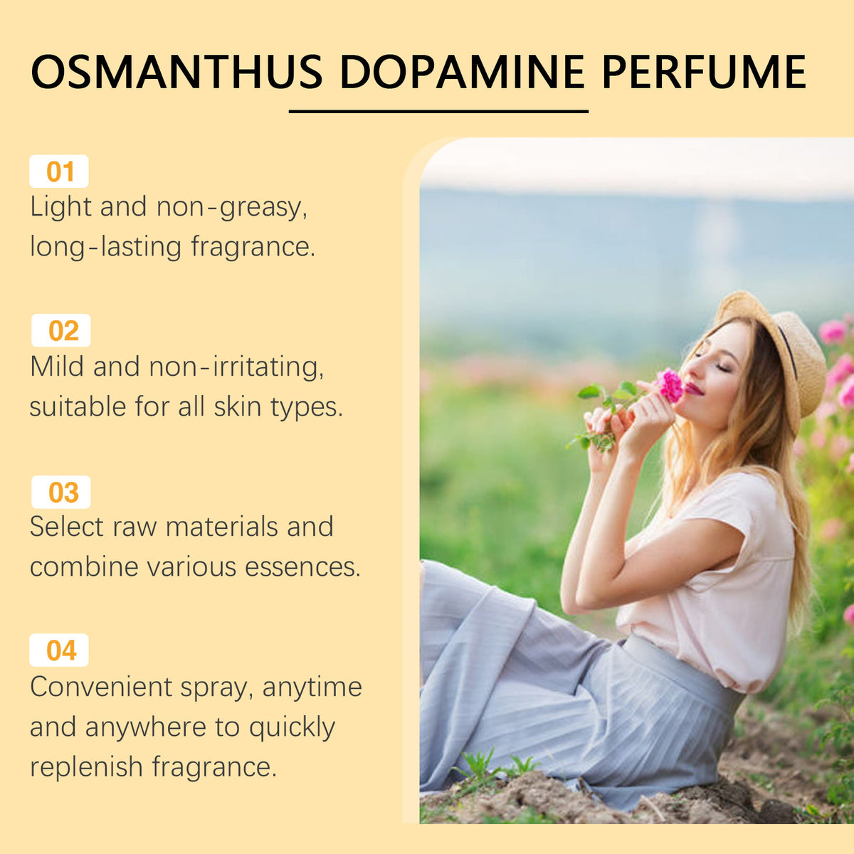 Osmanthus Gold Perfume Spray - Luxurious Floral Fragrance