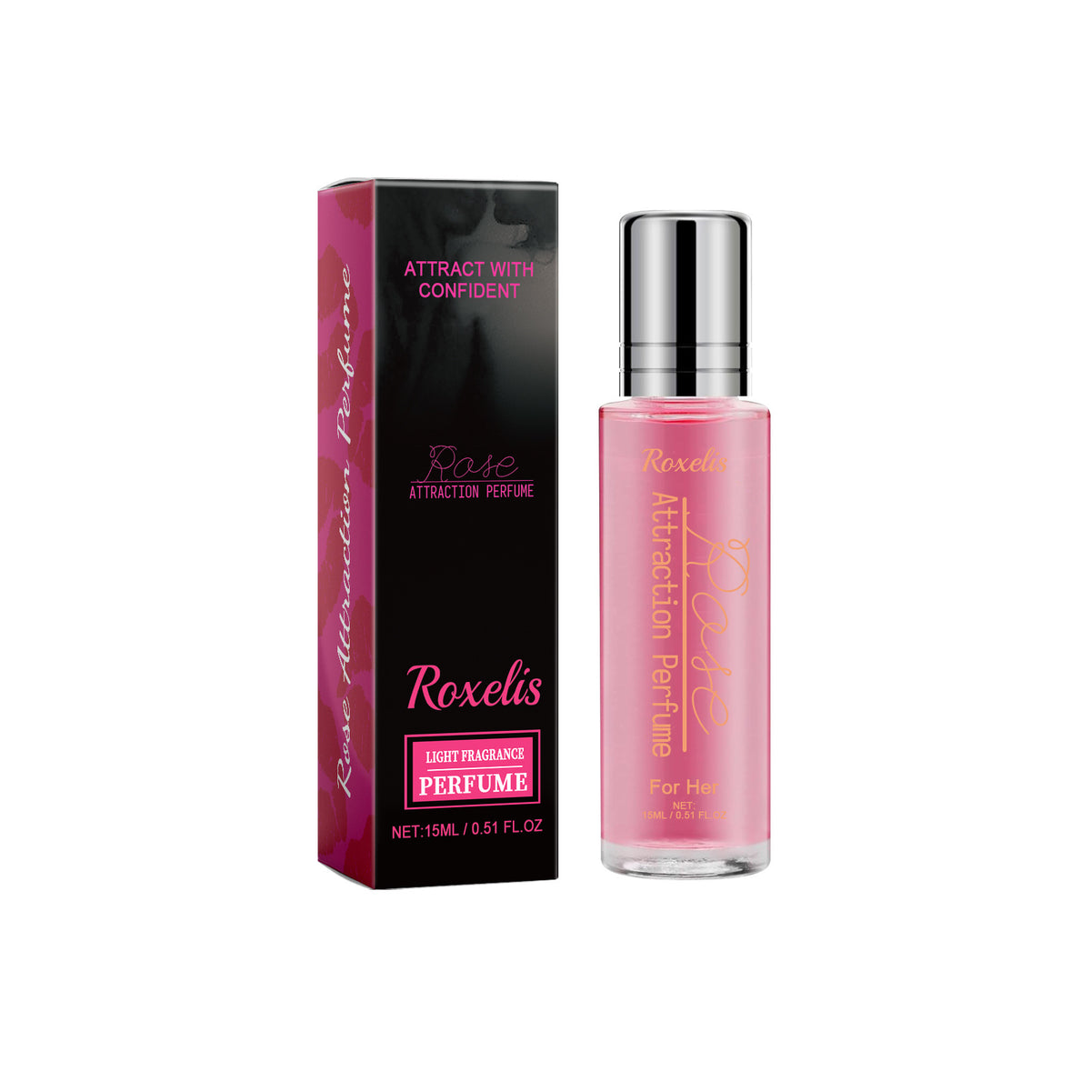 RoseMist Portable Perfume - Moisturizing Floral Fragrance 15ml