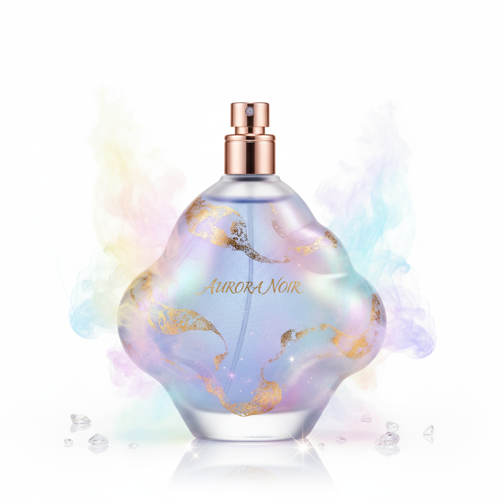 AuraMist Perfume Spray - Professional product photography